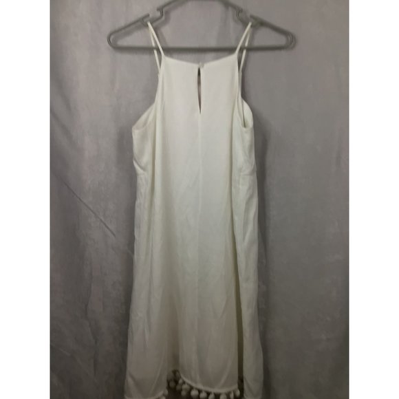 Sleeveless Lined Dress Southwestern Embroidered Front Sz‎ XS White by Miami - Picture 11 of 11